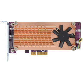 QM2-2P-384 QNAP 2-portowa karta rozszerzeń SSD PCle NVMe M.2 22110, 2280 - zdjęcie 1
