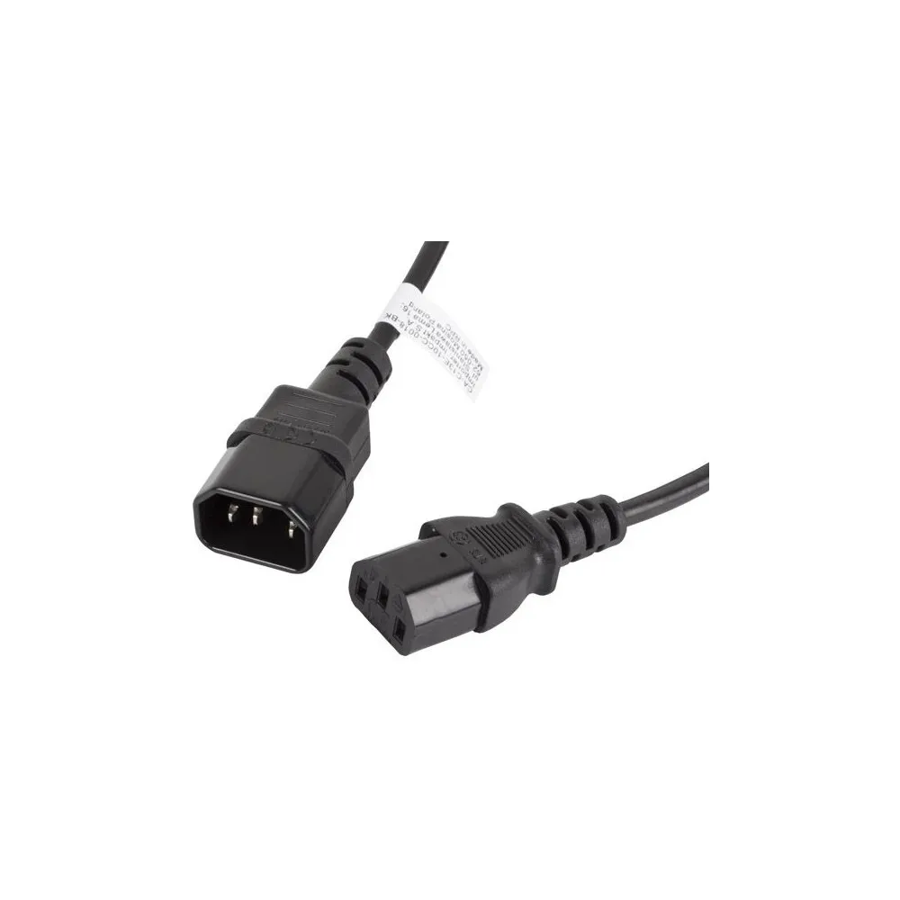 Przedłużacz kabla zasilania Lanberg CA-C13E-10CC-0018-BK - zdjęcie poglądowe 2