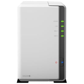 Serwer NAS Synology Desktop J DS220J - Tower/Realtek RTD1296/512 MB RAM/2 wnęki/2 lata Carry-in