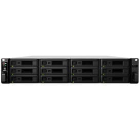 Serwer NAS Synology Rack Plus RS2418+ - Rack (2U)/Intel Atom C3538/4 GB RAM/12 wnęk/hot-swap/3 lata Carry-in