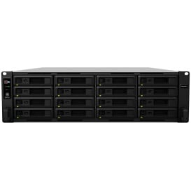 Serwer NAS Synology Rack Plus RS2818RP+ - Rack (3U)/Intel Atom C3538/4 GB RAM/16 wnęk/hot-swap/3 lata Carry-in