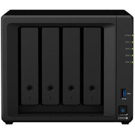 Serwer NAS Synology Desktop Plus DS920+ - Desktop/Intel Celeron J4125/4 GB RAM/4 wnęki/2 x M.2/3 lata Carry-in