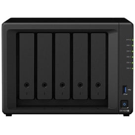 Serwer NAS Synology Desktop Plus DS1520+ - Desktop/Intel Celeron J4125/8 GB RAM/5 wnęk/2 x M.2/hot-swap/3 lata Carry-in