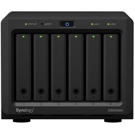 Serwer NAS Synology Desktop Plus DS620SLIM - Tower/Intel Celeron J3355/2 GB RAM/6 wnęk/hot-swap/2 lata Carry-in