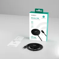 Ładowarka AUKEY MagSafe Qi LC-A1S 15W - do iPhone 12|13|14, Czarna