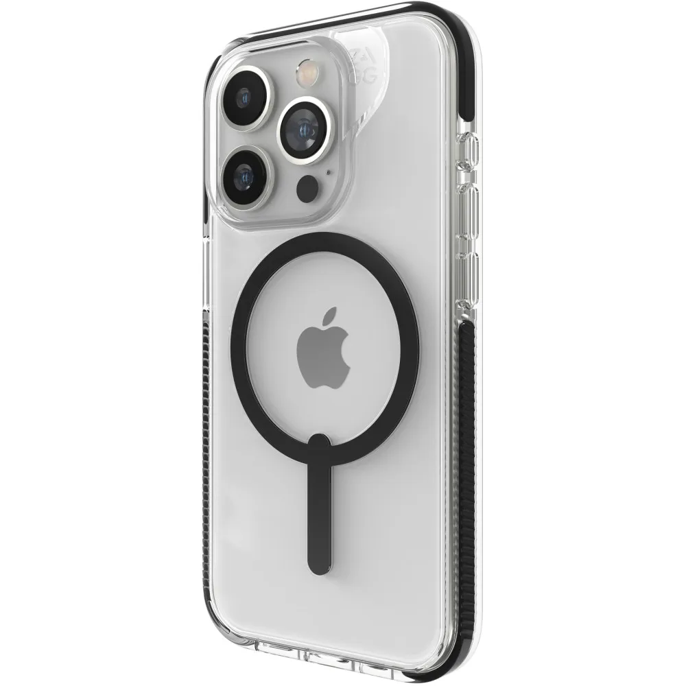 Etui ochronne na smartfon ZAGG Gear4 Santa Cruz Snap 702312638 do iPhone 15 Pro z MagSafe, Czarne, Przezroczyste | Sklep ITnes.p