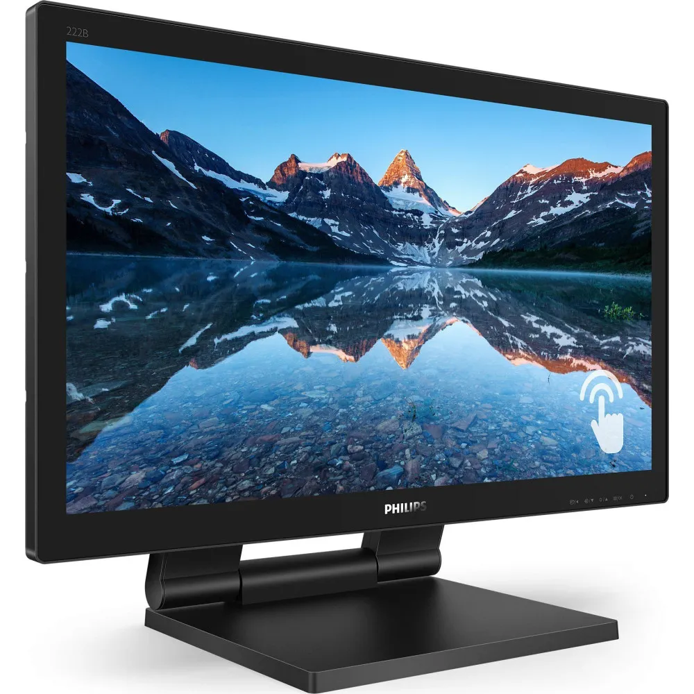Monitor Philips 222B9TA/00 - 21,5"/1920x1080 (Full HD)/60Hz/VA/2 ms/dotykowy/Czarny