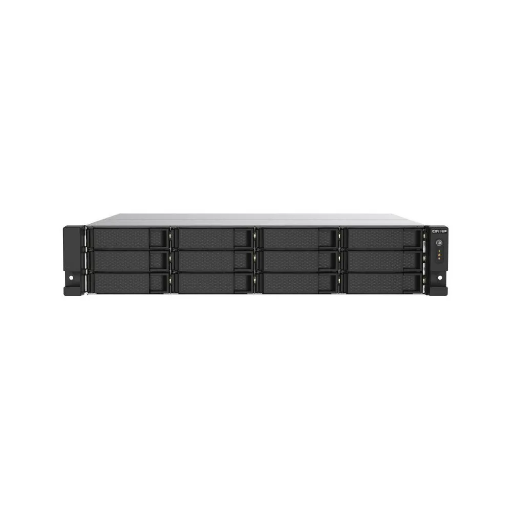 Serwer NAS QNAP Rack TS-1273AU-RP-X2GJ, Rack (2U), Ryzen V1500B, 8GB RAM, 48TB, 12 wnęk, hot-swap | Sklep ITnes.pl, IT for BUSIN
