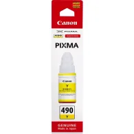 Butelka z tuszem Canon GI-490 Yellow 0666C001 - Oryginał, 7000 stron