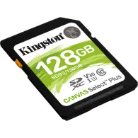 Karta pamięci Kingston Kingston Canvas Select Plus SDXC 128 GB Class 10 UHS-I/U3 V30 SDS2/128GB - Czarna | Sklep ITnes.pl - IT f
