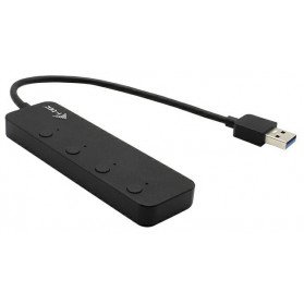 i-tec USB 3.0 Metal HUB 4 Port with individual On, Off Switches - U3CHARGEHUB4 - zdjęcie 2