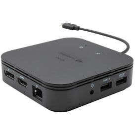 Stacja dokująca i-tec Thunderbolt 3 Travel Dock Dual 4K Display + Power Delivery 60W TB3TRAVELDOCKPD - Czarna