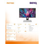 Monitor Benq PD2710QC 9H.LG2LA.TSE - 27", 2560x1440 (QHD), 76Hz, IPS, 5 ms, pivot, USB-C, Czarno-srebrny - zdjęcie 7