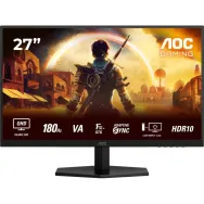 Monitor AOC Q27G42XNE, 27", 2560x1440 (QHD), 180Hz, Fast VA, HDR, 1 ms, Czarny | Sklep ITnes.pl, IT for BUSINESS