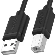 Kabel Unitek USB 2.0 AM-BM Y-C430GBK, 1,0 m, Czarny | Sklep ITnes.pl, IT for BUSINESS