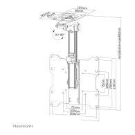 Uchwyt sufitowy do monitorów Neomounts by Newstar 10-40" FPMA-C020BLACK - Czarny