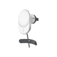 Ładowarka indukcyjna Belkin BoostCharge Pro Magnetic Wireless Car Charger with Qi2 15W WIC008BTGR-V2 - Biała