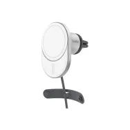 Ładowarka indukcyjna Belkin BoostCharge Pro Magnetic Wireless Car Charger with Qi2 15W WIC008BTGR-V2 - Biała