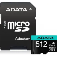 Karta pamięci ADATA Premier Pro MicroSDXC 512 GB Class 10 AUSDX512GUI3V30SA2-RA1 - Czarna | Sklep ITnes.pl - IT for BUSINESS
