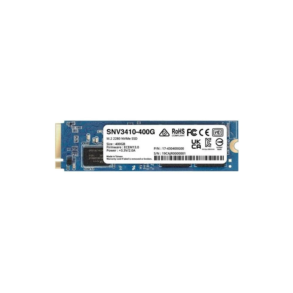 Dysk SSD 400GB Synology SNV3410 SNV3410-400G, 2280, PCIe, NVMe, 3000-750MBps | Sklep ITnes.pl, IT for BUSINESS Dysk SSD 400GB Synology SNV3410 SNV3410-400G, 2280, PCIe, NVMe, 3000-750MBps | Sklep ITnes.pl, IT for BUSINESS