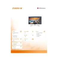 Monitor LG 27UK850-W, 27", 3840x2160 (4K), 60Hz, IPS, FreeSync, 5 ms, pivot, USB-C, Biało-srebrny | Sklep ITnes.pl, IT for BUSINESS