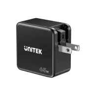 Ładowarka sieciowa Unitek P1117B 65W - 3 porty, Czarna