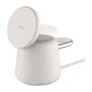 Ładowarka indukcyjna Belkin BoostCharge Pro 2-in-1 Wireless Charging Dock with MagSafe 15W WIZ020VFH37 - Biała