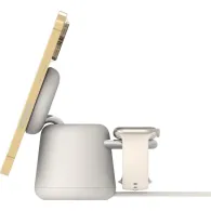 Ładowarka indukcyjna Belkin BoostCharge Pro 2-in-1 Wireless Charging Dock with MagSafe 15W WIZ020VFH37 - Biała