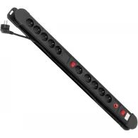 Listwa zasilająca Maclean Energy 10-outlet with switch 3680W MCE10 - 10 gniazd, 1,5 m, Czarna | Sklep ITnes.pl - IT for BUSINESS