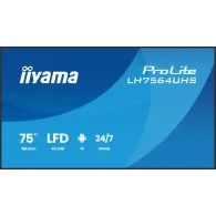 Monitor iiyama ProLite LH7564UHS-B1AG, 74,6", 3840x2160 (4K), VA, 6,5 ms, USB-C, Czarny | Sklep ITnes.pl, IT for BUSINESS