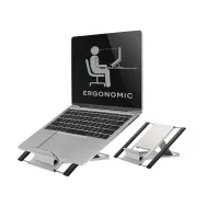 Portable Laptop and Tablet Desk Stand, silver - NSLS100 | Sklep ITnes.pl - IT for BUSINESS