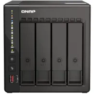 Serwer NAS QNAP Tower TS-453E-LK, Tower, Intel Celeron J6412, 8GB RAM, 16TB, 2TB cache, 4 wnęki, 2 x M.2, hot-swap, 3 lata Carry
