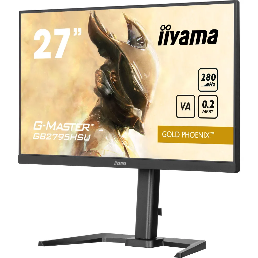 Zdjęcie produktu Monitor iiyama G-MASTER GB2795HSU-B1 - 27"/1920x1080 (Full HD)/280Hz/VA/FreeSync/HDR/0,200 ms/pivot/Czarny