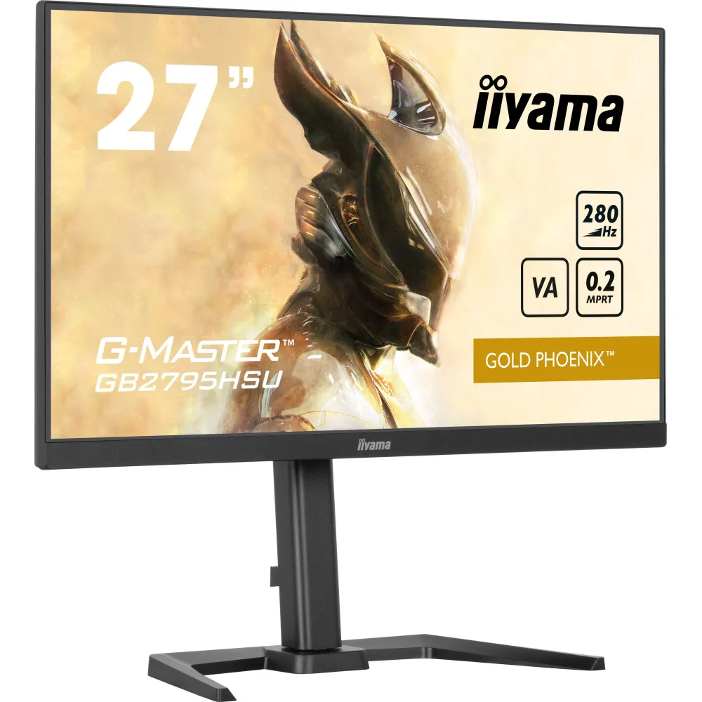 Monitor iiyama G-MASTER GB2795HSU-B1 - 27"/1920x1080 (Full HD)/280Hz/VA/FreeSync/HDR/0,200 ms/pivot/Czarny
