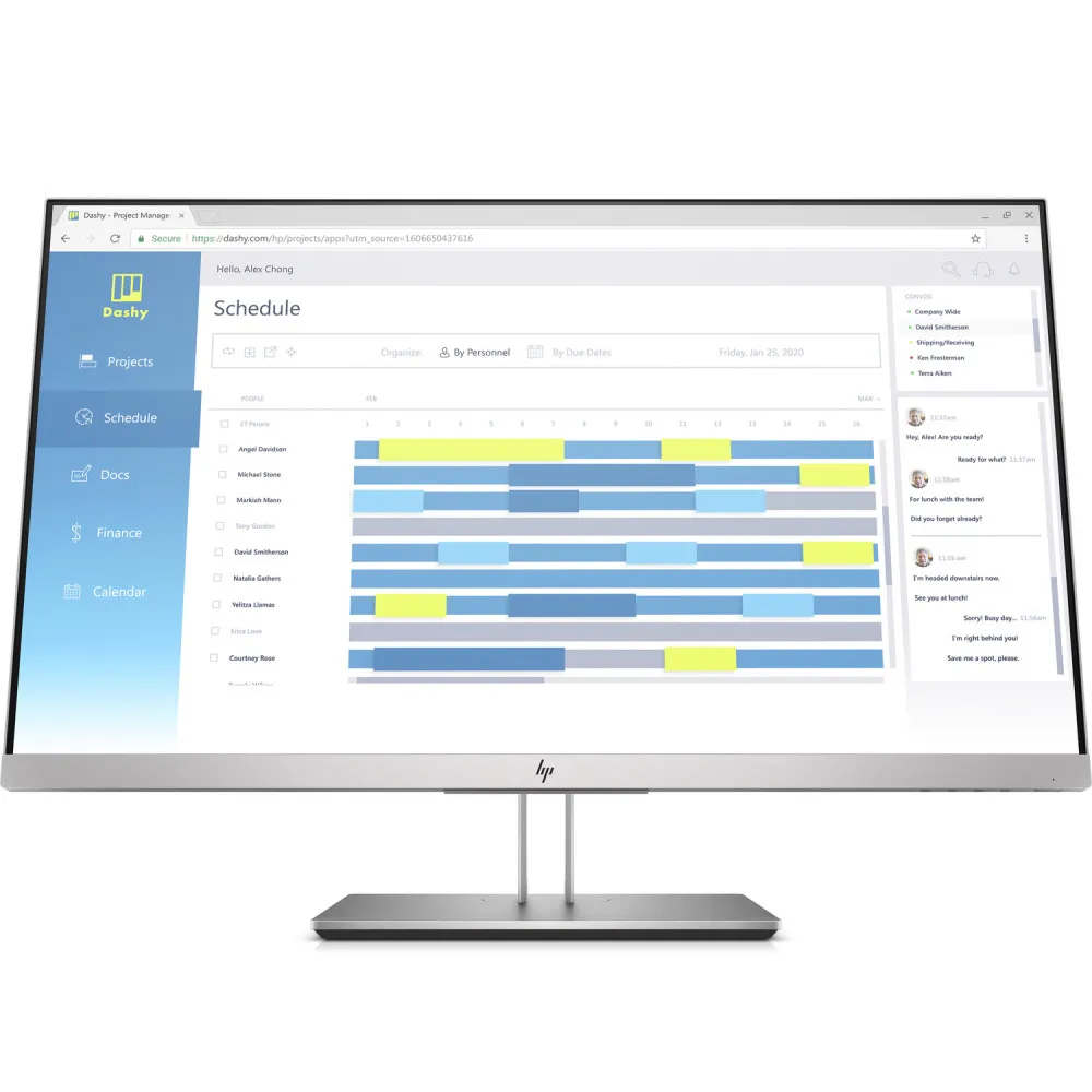 Monitor HP EliteDisplay E273d 5WN63AA, 27", 1920x1080 (FHD), 60Hz, IPS, 5 ms, pivot, kamera, USB-C, Grafitowy | Sklep ITnes.pl, 