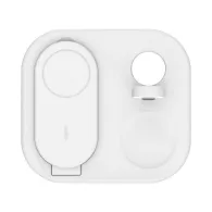 Ładowarka indukcyjna Belkin BoostCharge 3-in-1 Magnetic Foldable Wireless Charger with Qi2 15W WIZ029VFWH - Biała