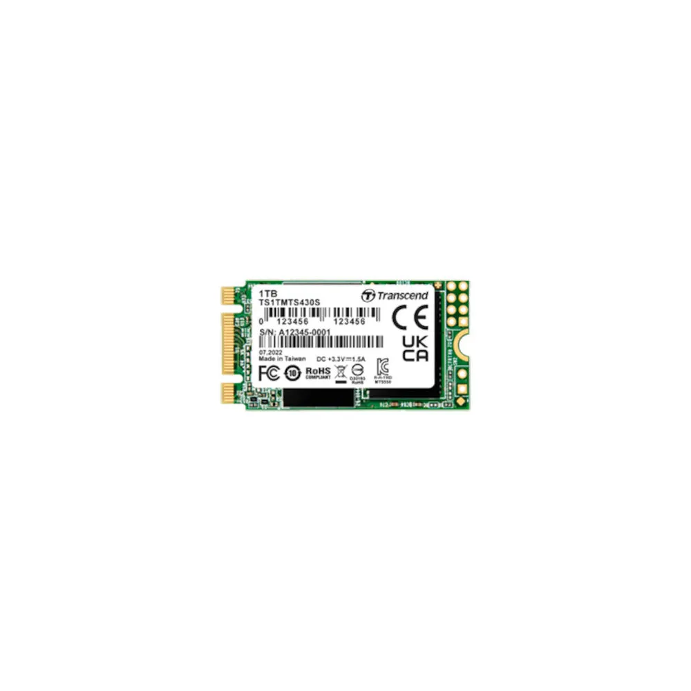Dysk SSD 128GB M.2 SATA Transcend 430S TS128GMTS430S, 2242, SATA III, 560-380MBps | Sklep ITnes.pl, IT for BUSINESS