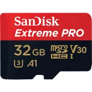 Karta pamięci SanDisk Extreme Pro microSDHC 32GB + adapter SDSQXCG-032G-GN6MA - Czarna, Czerwona | Sklep ITnes.pl - IT for BUSIN