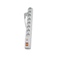Listwa zasilająca Acar S8 - 1,5 m, 8 gniazd, Szara - W0150 | Sklep ITnes.pl - IT for BUSINESS