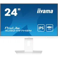 Monitor iiyama ProLite XUB2497HSN-W1, 23,8", 1920x1080 (FHD), 100Hz, IPS, 1 ms, pivot, Biały | Sklep ITnes.pl, IT for BUSINESS