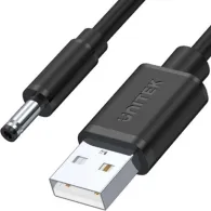 Kabel zasilający Unitek USB, wtyk DC 3.5, 1.35 mm Y-C495BK - zdjęcie poglądowe 1