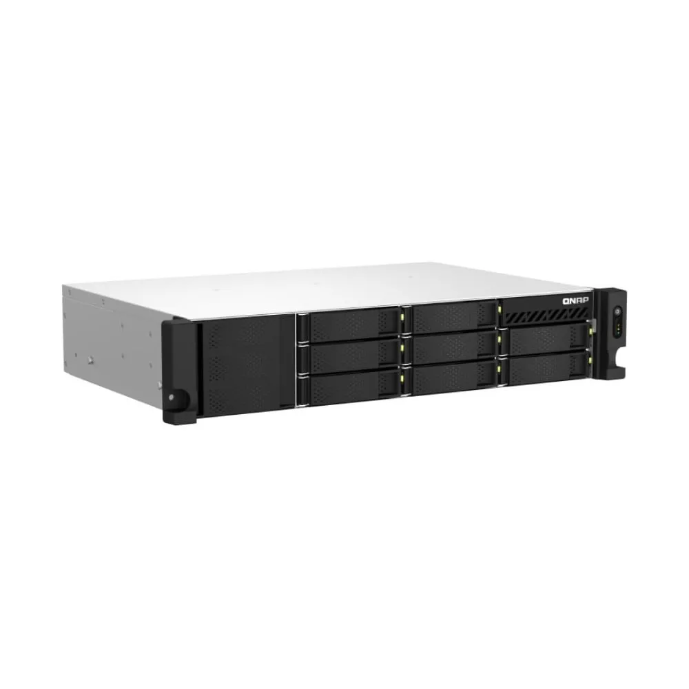 Zdjęcie produktu Serwer NAS QNAP Rack TS-864EU-RP-G1 - Rack (2U)/Intel Celeron N5095/8 GB RAM/8 wnęk/hot-swap/5 lat Carry-in