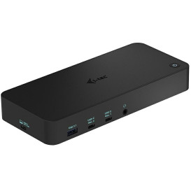 Stacja dokująca i-tec USB 3.0 USB-C Thunderbolt 3x 4K Docking Station + Power Delivery 70W CATRIPLEDOCKPDPRO - Czarna