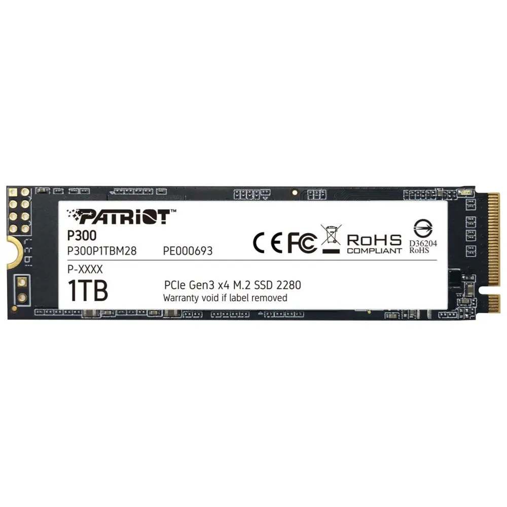 Dysk SSD 1TB Patriot P300 P300P1TBM28, 2280, PCIe 3.0 x4, NVMe, 2100-1650MBps | Sklep ITnes.pl, IT for BUSINESS