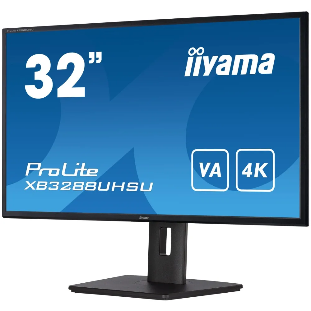Monitor iiyama ProLite XB3288UHSU-B5 - 31,5"/3840x2160 (4K)/60Hz/VA/FreeSync/HDR/3,000 ms/Czarny - zdjęcie