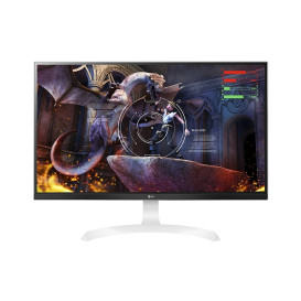 Monitor LG 27UD69-W - 27"/3840x2160 (4K)/61Hz/IPS/FreeSync/5 ms/Biało-czarno-srebrny