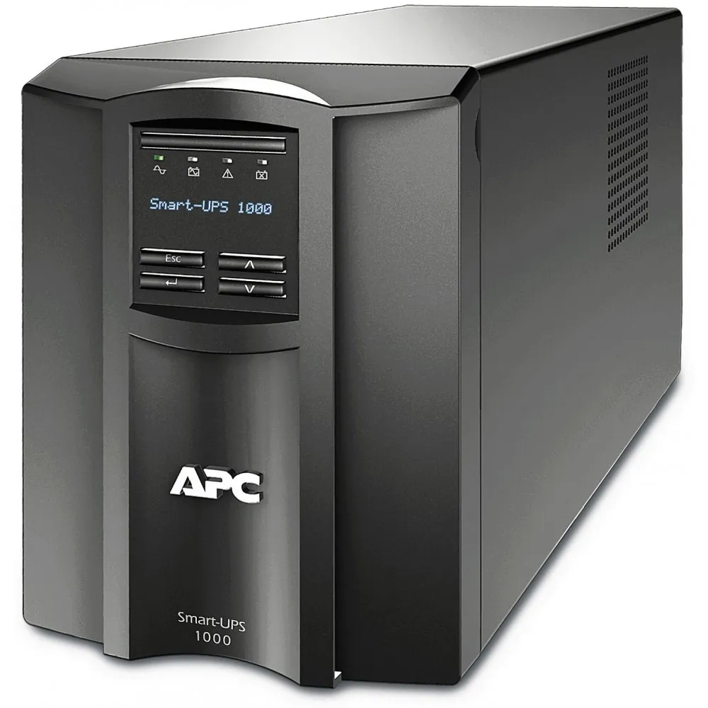 Zasilacz awaryjny UPS APC Smart-UPS SMT1000IC, Tower, 1000VA|700W, 8 x IEC C13, 1 x RJ-45, 1 x USB, Czarny | Sklep ITnes.pl, IT 