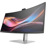 Monitor HP S7 Pro 734pm 8K157AA, 34", 3440x1440 (UWQHD), 120Hz, 21:9, zakrzywiony, IPS, HDR, 5 ms, kamera, Czarno-srebrny | Skle