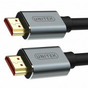 Kabel Unitek HDMI PREMIUM 2.0 Y-C138LGY - 2 m, Czarny, Szary - zdjęcie 2