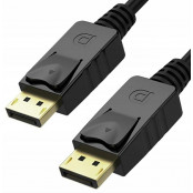Kabel Unitek DisplayPort (M, M) Y-C607BK - 1,5 m, Czarny - zdjęcie 1